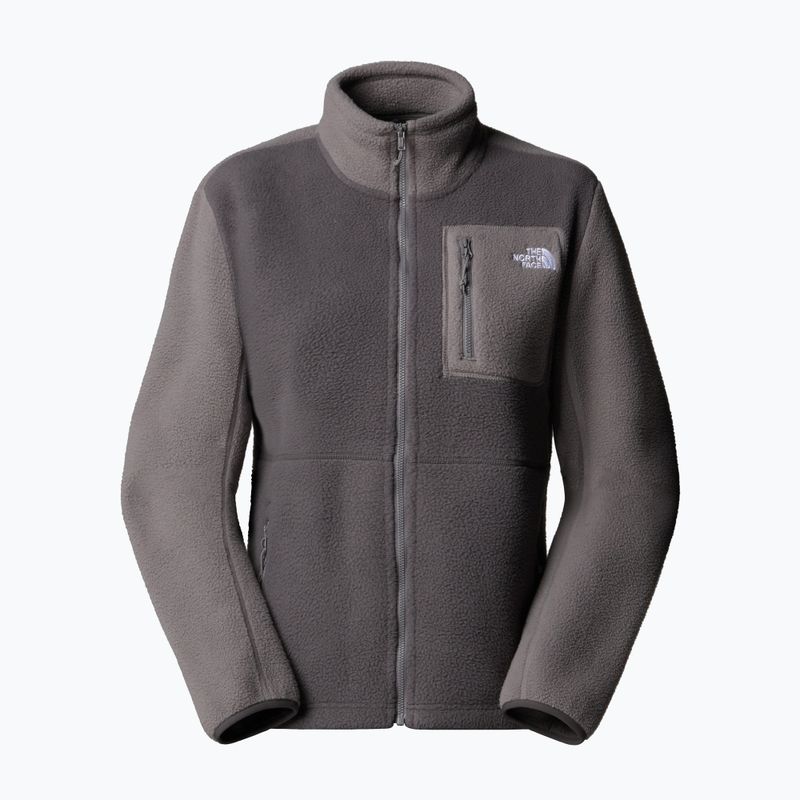 Női gyapjú pulóver The North Face Yumiori Full Zip antracit szürke/füstös 5