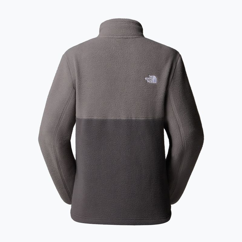Női gyapjú pulóver The North Face Yumiori Full Zip antracit szürke/füstös 6