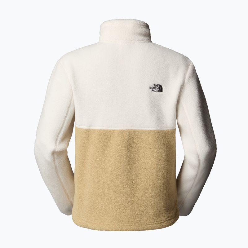 The North Face női Yumiori 1/4 Zip pulóver khaki kő/fehér dűne/barna színben 5