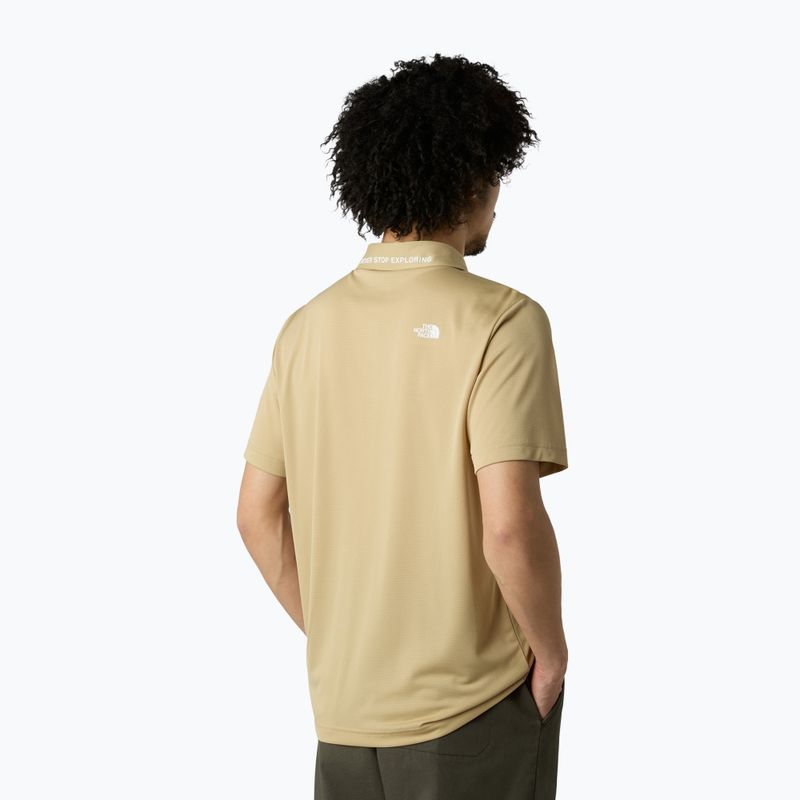 The North Face New Tanken Polo férfi galléros póló khaki stone 3