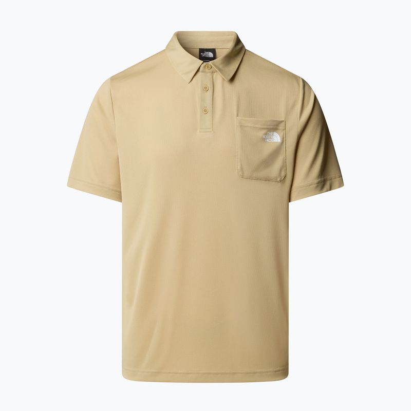 The North Face New Tanken Polo férfi galléros póló khaki stone 4