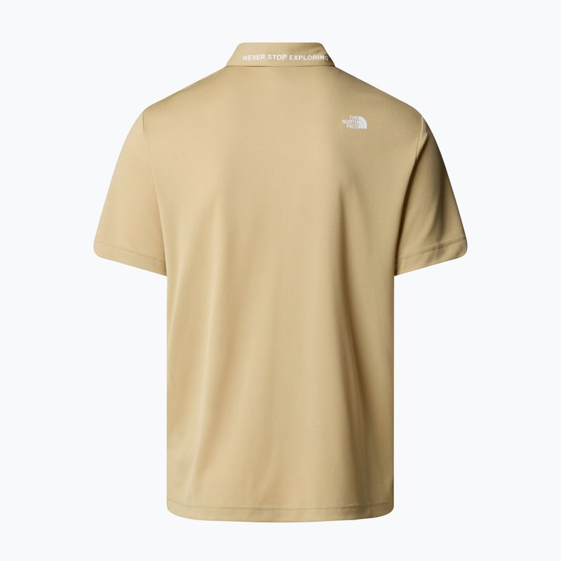 The North Face New Tanken Polo férfi galléros póló khaki stone 5