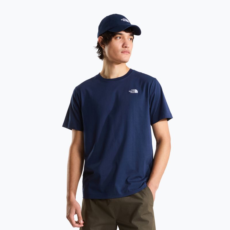 Férfi póló The North Face Evolution Simple Dome Regular SS summit navy