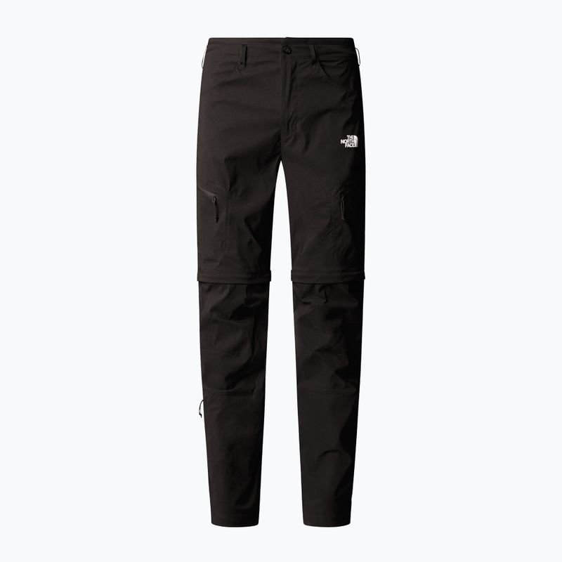 Férfi túranadrág The North Face Exploration Regular Tapered Convertible tnf black 5