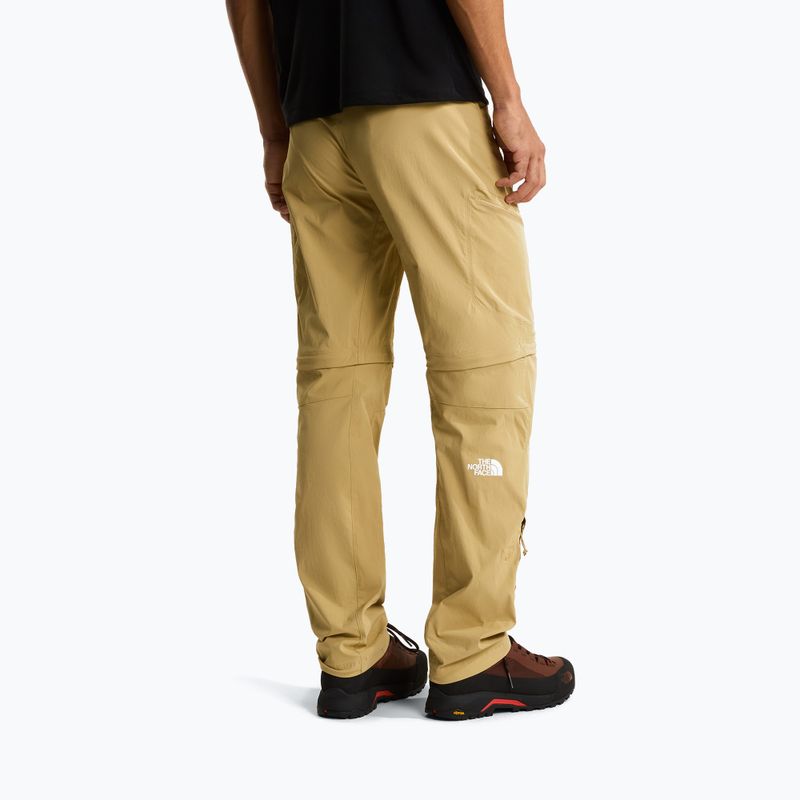 Férfi túranadrág The North Face Exploration Regular Tapered Convertible khaki stone 3