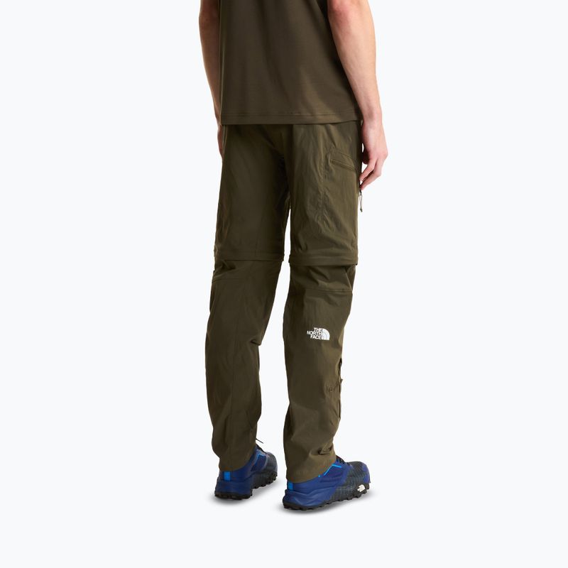 Férfi túranadrág The North Face Exploration Regular Tapered Convertible taupe green 3