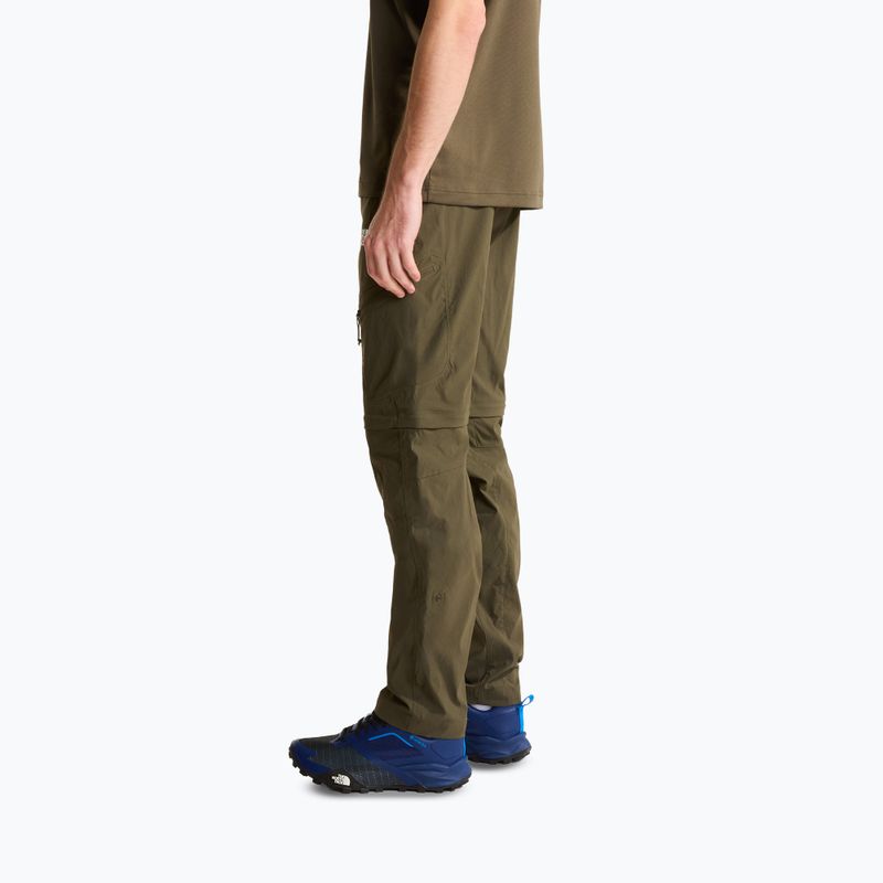 Férfi túranadrág The North Face Exploration Regular Tapered Convertible taupe green 4