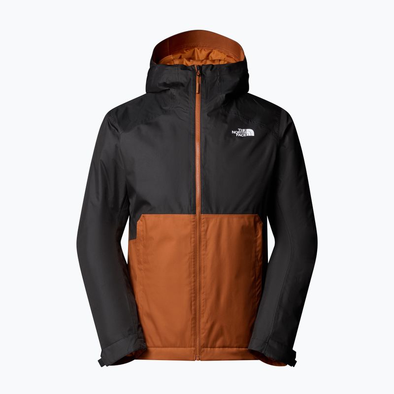Férfi pehelydzseki The North Face Millerton Insulated égett okker/fekete 5