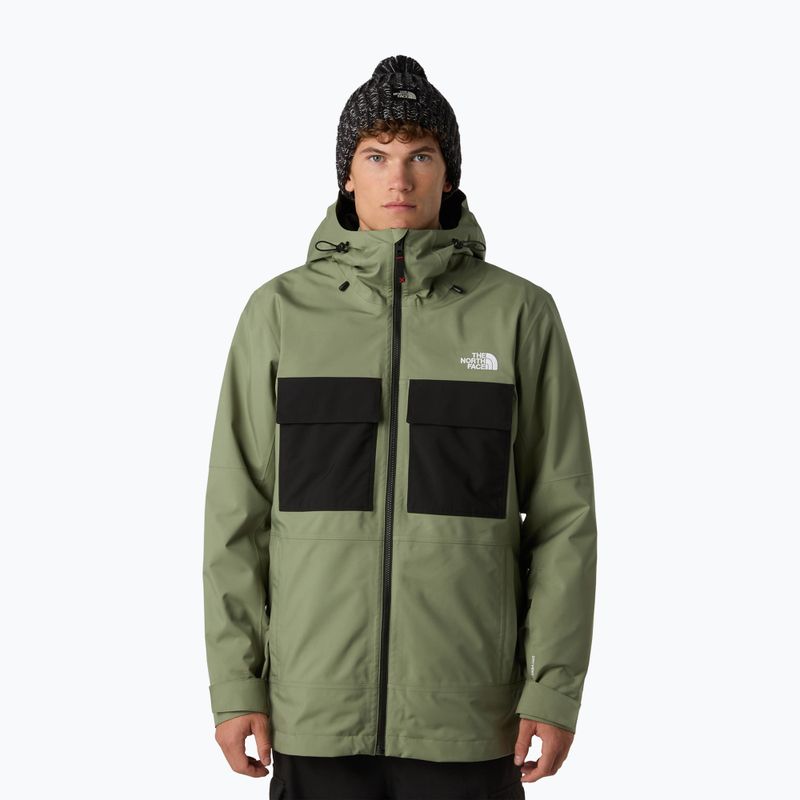 Férfi snowboard dzseki The North Face Fourbarrel Triclimate bark mist/fekete 11