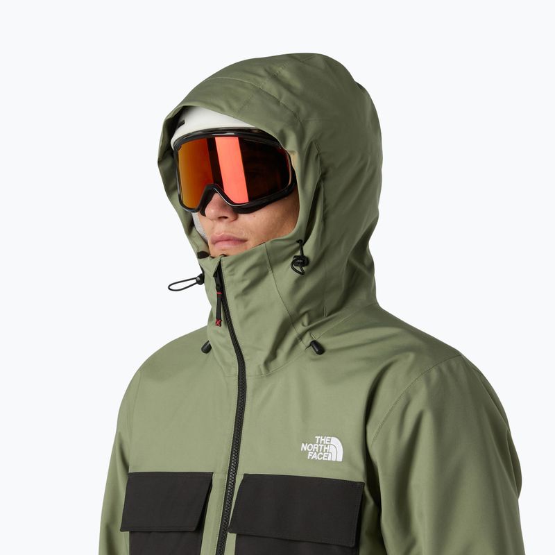 Férfi snowboard dzseki The North Face Fourbarrel Triclimate bark mist/fekete 5