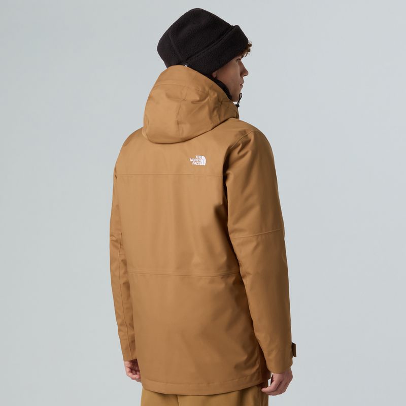 Férfi snowboard dzseki The North Face Fourbarrel Triclimate utility barna/khaki 3
