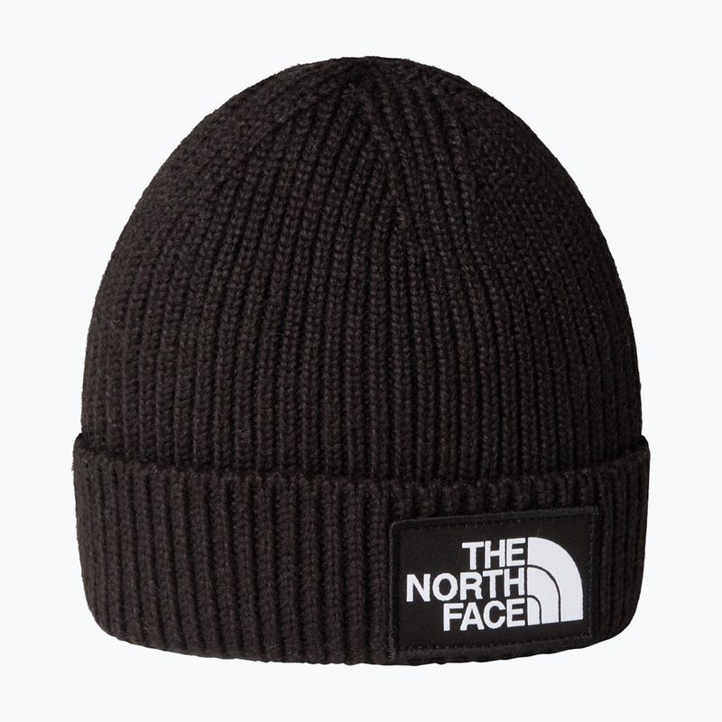 Gyerek téli sapka The North Face Baby Logo Box Beanie tnf black
