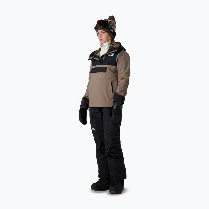Női sídzseki The North Face Driftview Anorak mocha barna/fekete 2