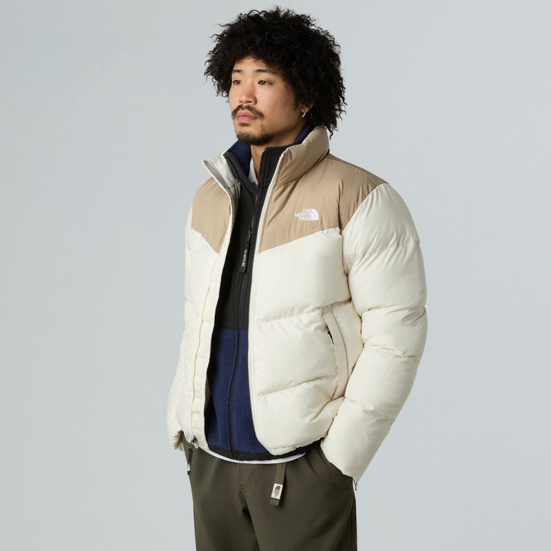 Férfi dzseki The North Face Saikuru gomba szürke/fehér dun 4