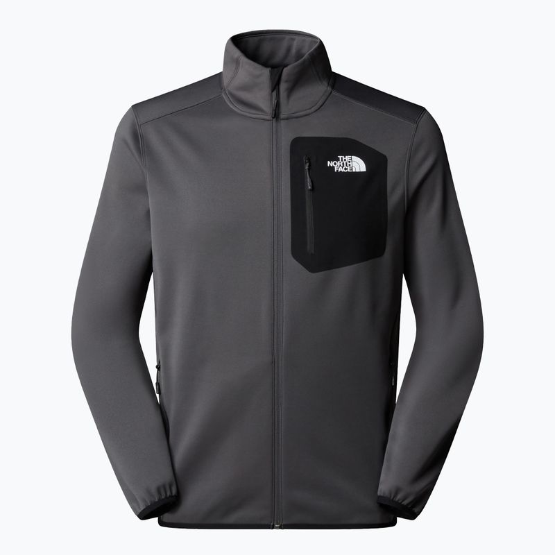 Férfi pulóver The North Face Crest Fz antracit szürke/fekete 4