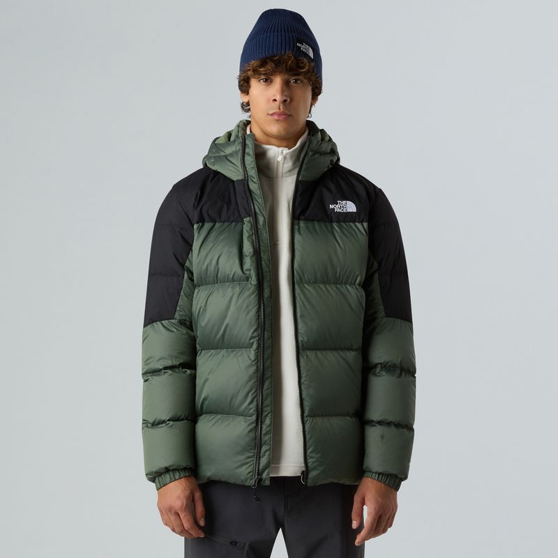 Férfi The North Face Diablo Down 2.0 Hoodie váll köd/fekete pehelypaplan dzseki 4