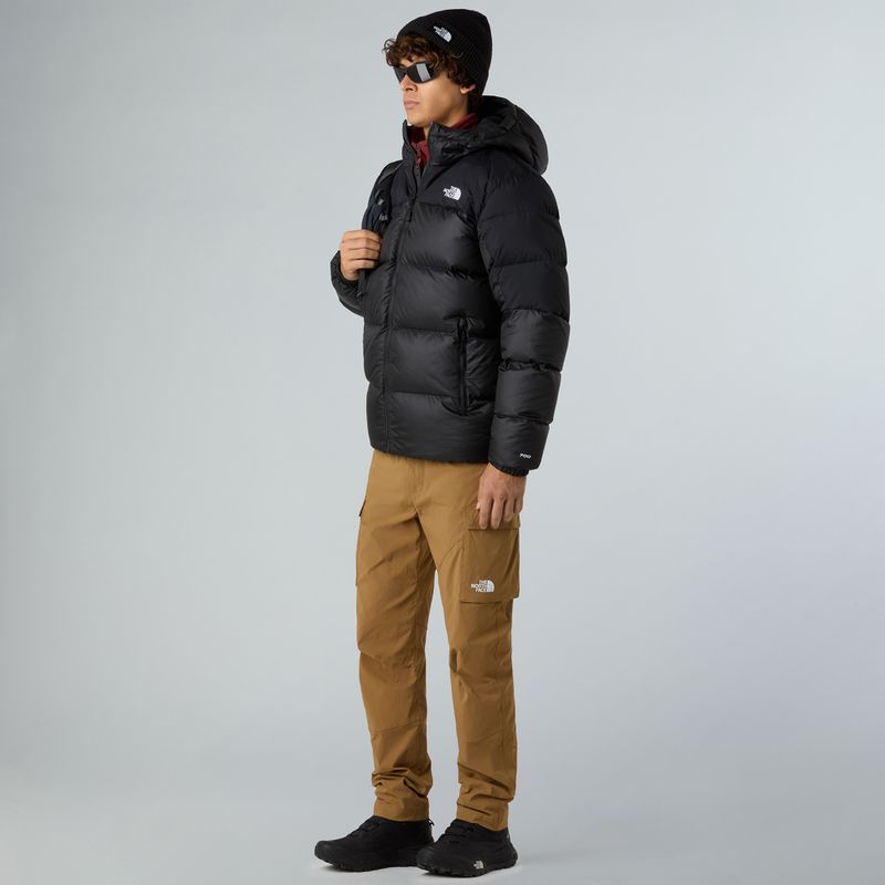 Férfi pehelypaplan The North Face Diablo Down 2.0 Hoodie fekete/fekete/újrahasznosított pehelypaplan 2
