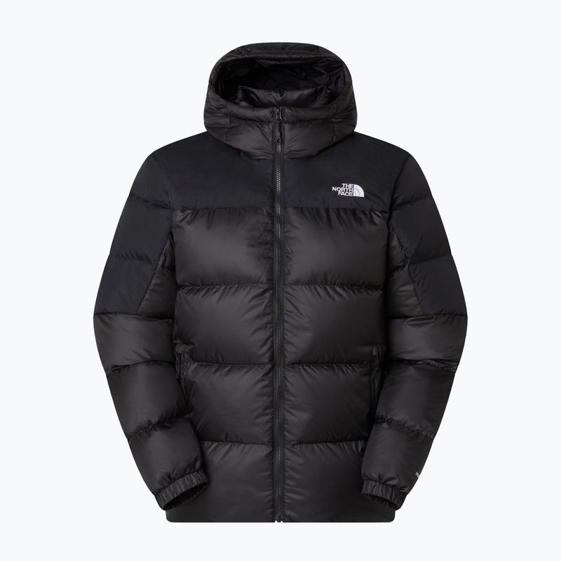 Férfi pehelypaplan The North Face Diablo Down 2.0 Hoodie fekete/fekete/újrahasznosított pehelypaplan 5