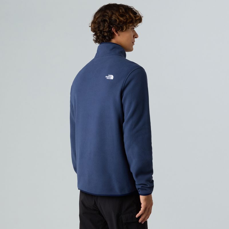 Férfi gyapjú pulóver The North Face Glacier Fleece 1/4 Zip csúcs navy 3