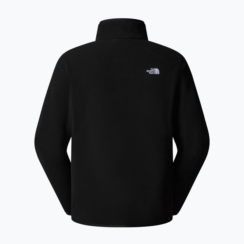 Férfi gyapjú pulóver The North Face Glacier Fleece 1/4 Zip fekete 4