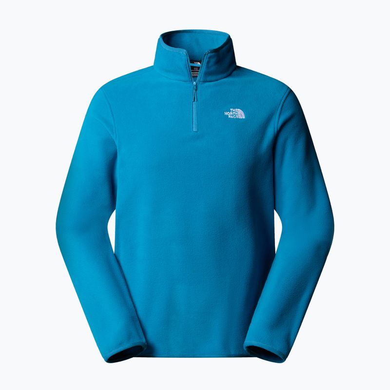 Férfi gyapjú pulóver The North Face Glacier Fleece 1/4 Zip szürkéskék 4