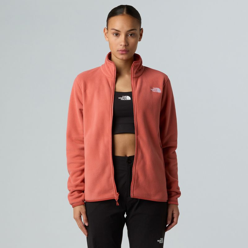 Női gyapjú pulóver The North Face Glacier Fleece mars por 4