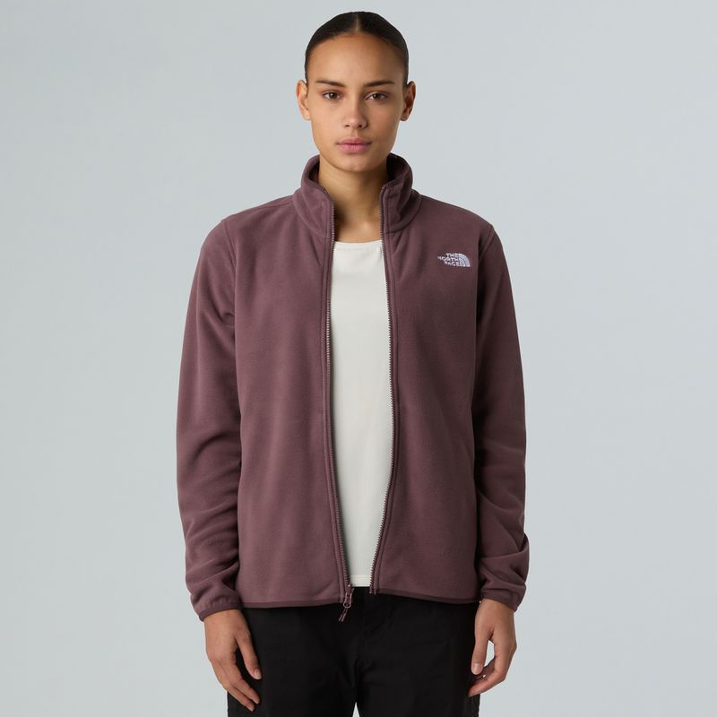 Női fleece pulóver The North Face Glacier Fleece tawny quartz 4