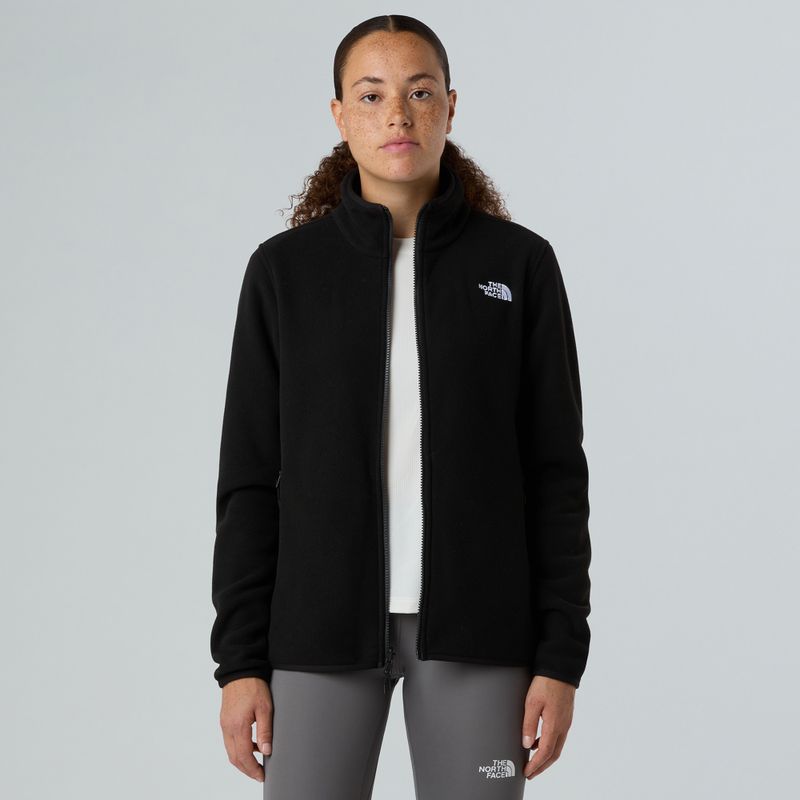 Női fleece pulóver The North Face Glacier Fleece fekete 4