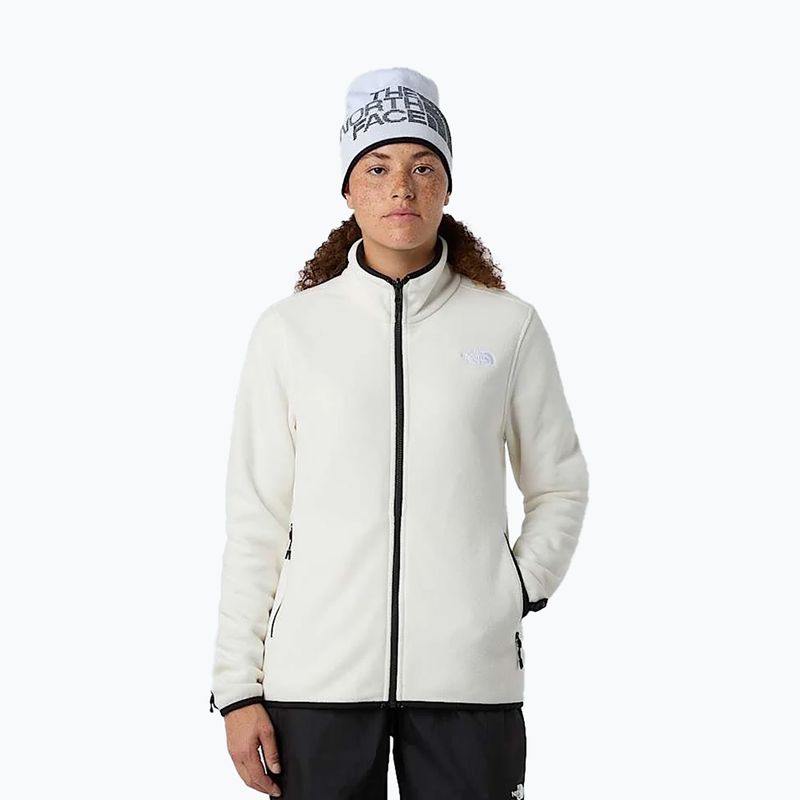 Női gyapjú pulóver The North Face Glacier Fleece fehér dune 4