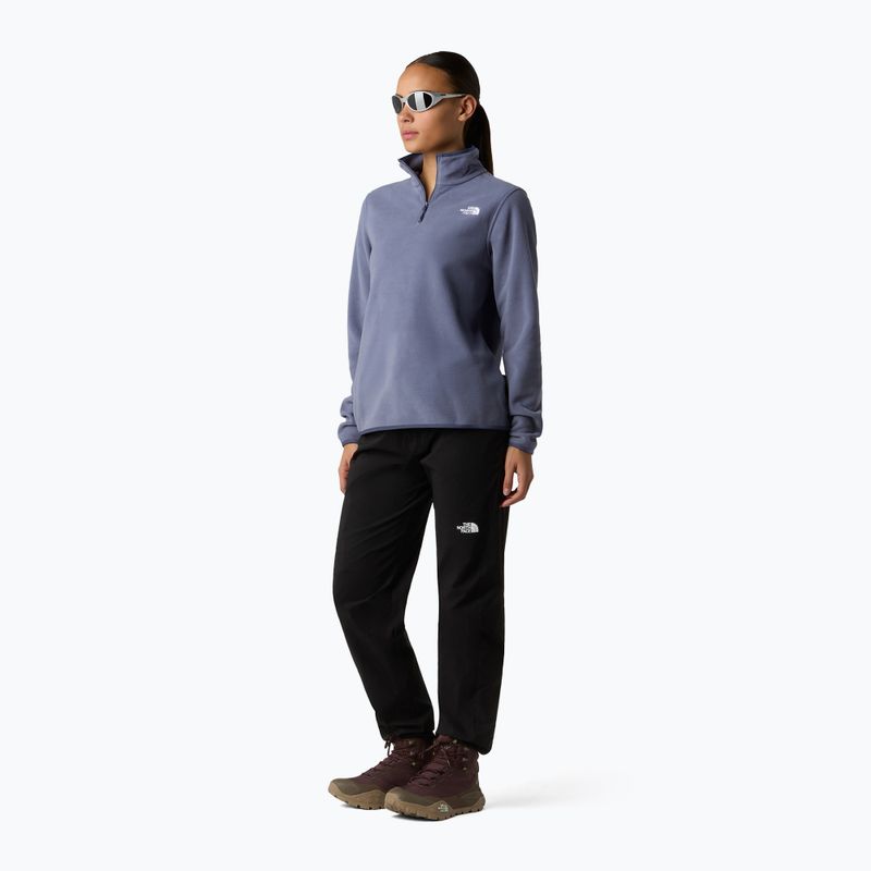 Női gyapjú pulóver The North Face Glacier Fleece 1/4 Zip twilight galaxis 2