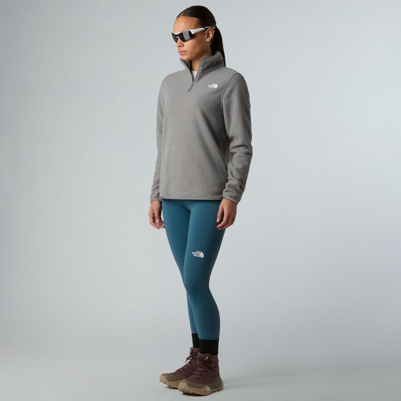 Női gyapjú pulóver The North Face Glacier Fleece 1/4 Zip középszürke szürke szürke 2