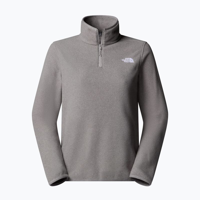 Női gyapjú pulóver The North Face Glacier Fleece 1/4 Zip középszürke szürke szürke 4