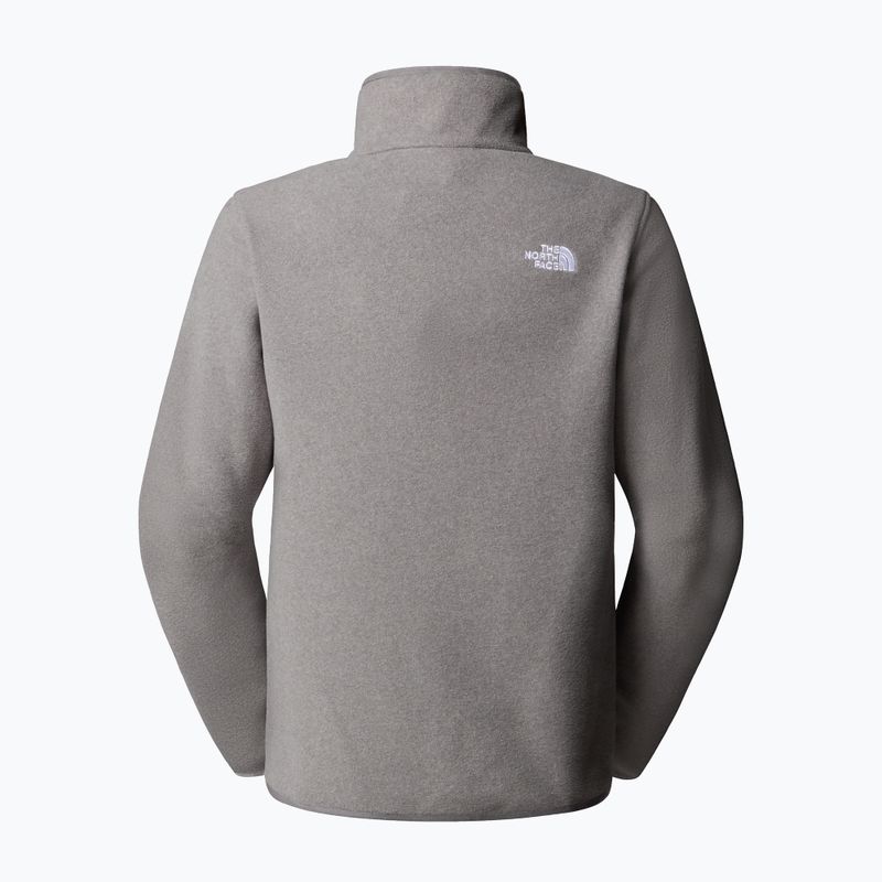 Női gyapjú pulóver The North Face Glacier Fleece 1/4 Zip középszürke szürke szürke 5