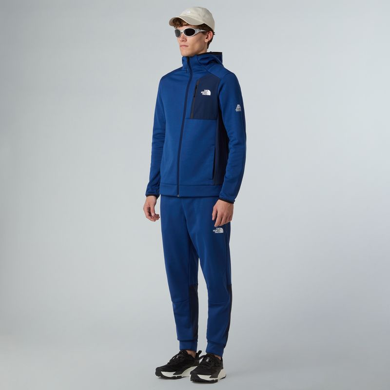 Férfi The North Face Mountain Athletics Fleece Full Zip pulóver estate blue/summit navy 2