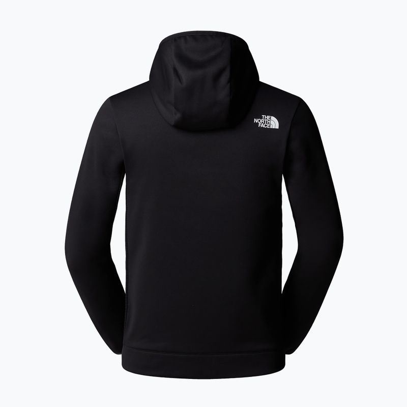 Férfi The North Face Mountain Athletics Fleece Full Zip pulóver fekete 5