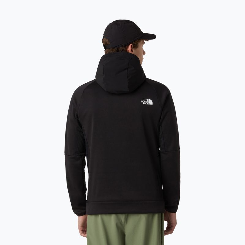 Férfi pulóver The North Face Mountain Athletics Fleece kapucnis 1/4 cipzár fekete 3
