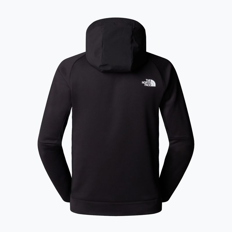 Férfi pulóver The North Face Mountain Athletics Fleece kapucnis 1/4 cipzár fekete 5