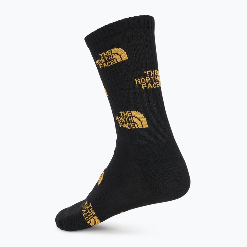 The North Face Everyday Crew Logo zokni 2 pár fekete/summit arany 4