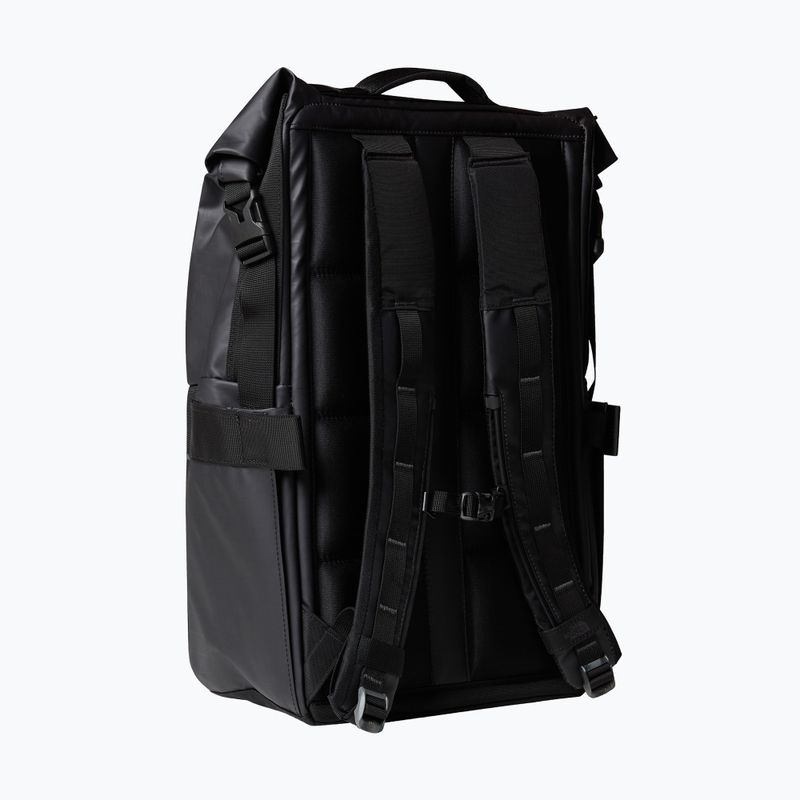Férfi városi hátizsák The North Face Base Camp Voyager Rolltop 25 l fekete/aszfalt szürke 2