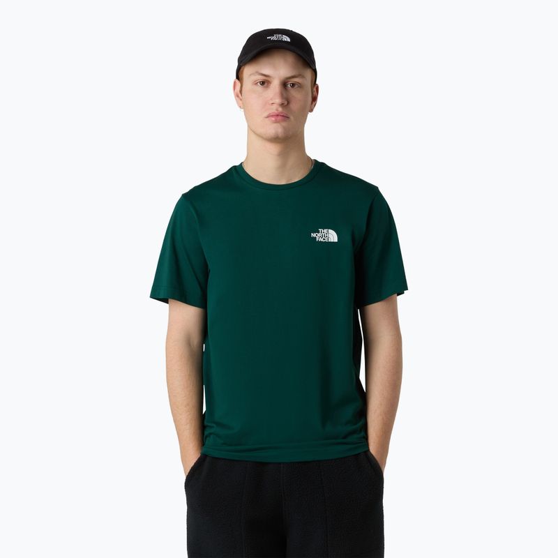 Férfi póló The North Face Simple Dome vadász zöld