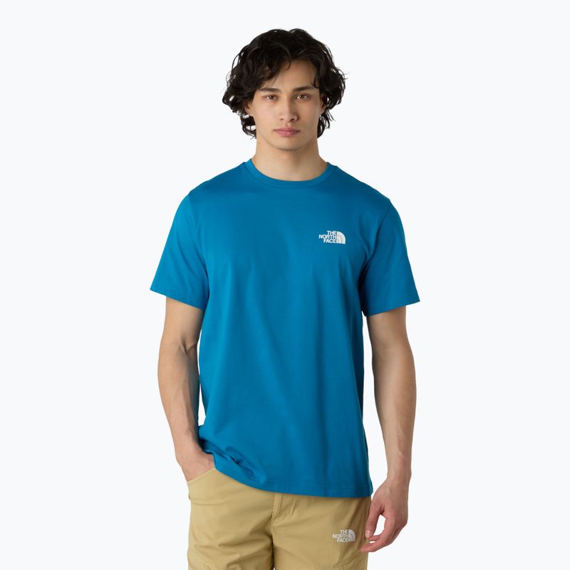Férfi The North Face Simple Dome póló szürkületkék