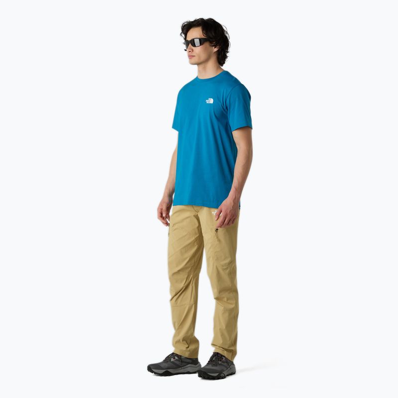 Férfi The North Face Simple Dome póló szürkületkék 2