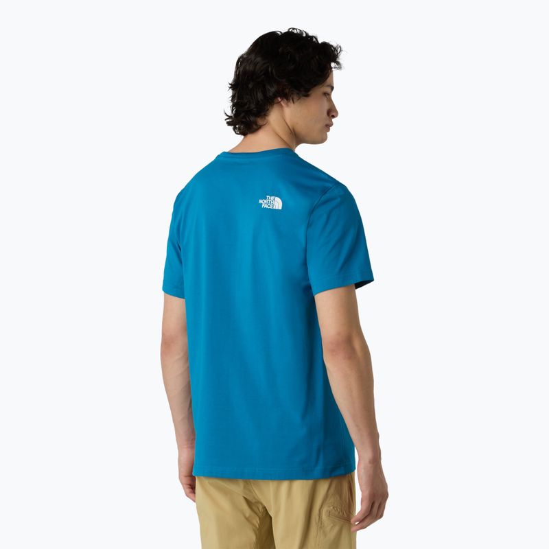 Férfi The North Face Simple Dome póló szürkületkék 3