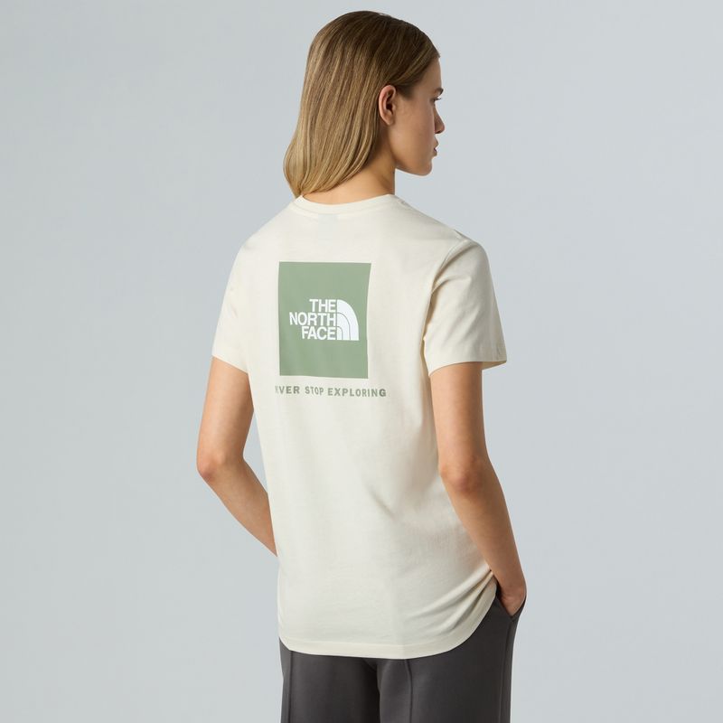The North Face női Box Nse Relaxed fehér dune/slate moha póló 3