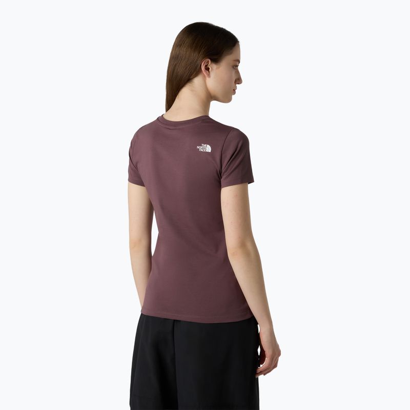 The North Face Simple Dome Slim női póló tawny quartz 3