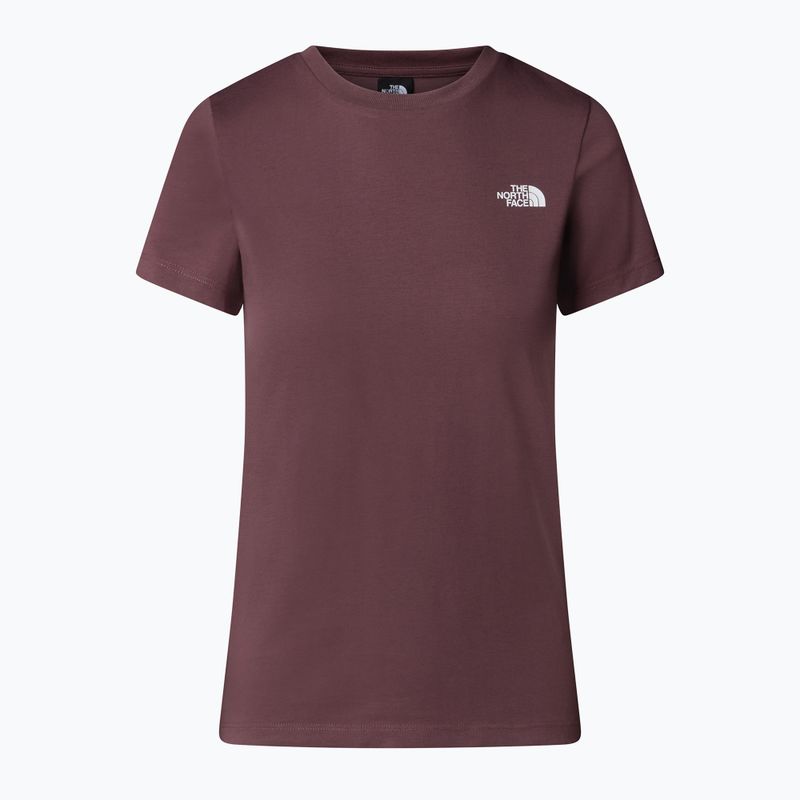 The North Face Simple Dome Slim női póló tawny quartz 4
