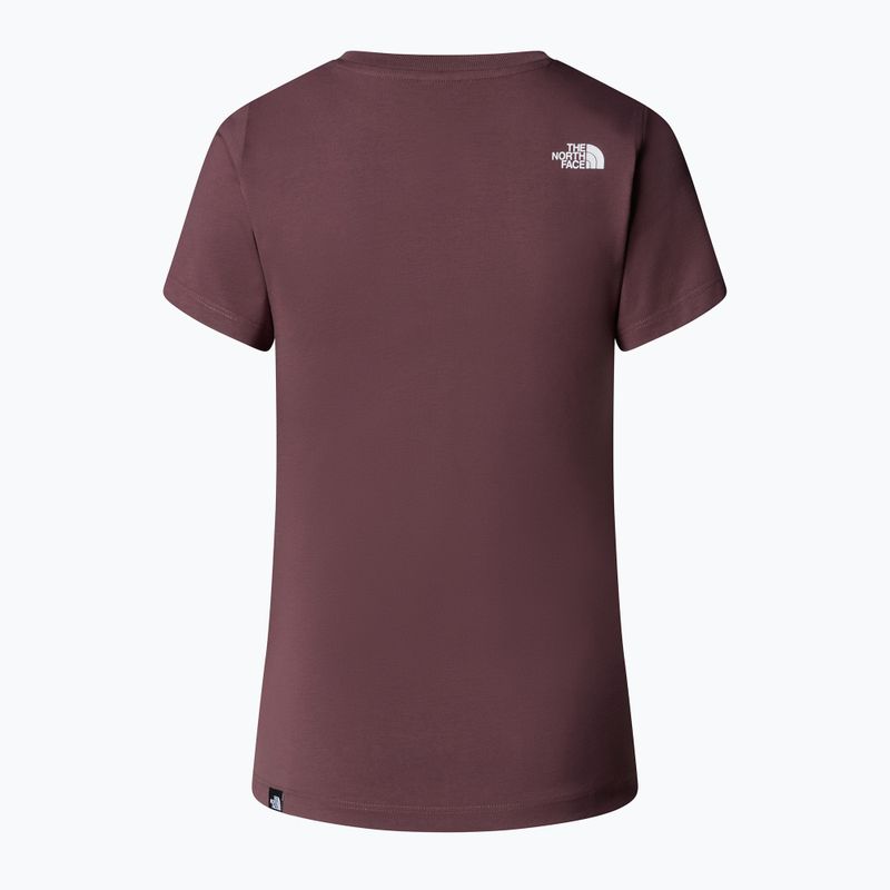 The North Face Simple Dome Slim női póló tawny quartz 5