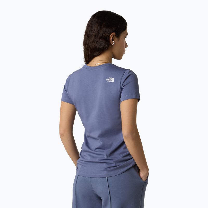 Női póló The North Face Simple Dome Slim kék napfogyatkozás 3