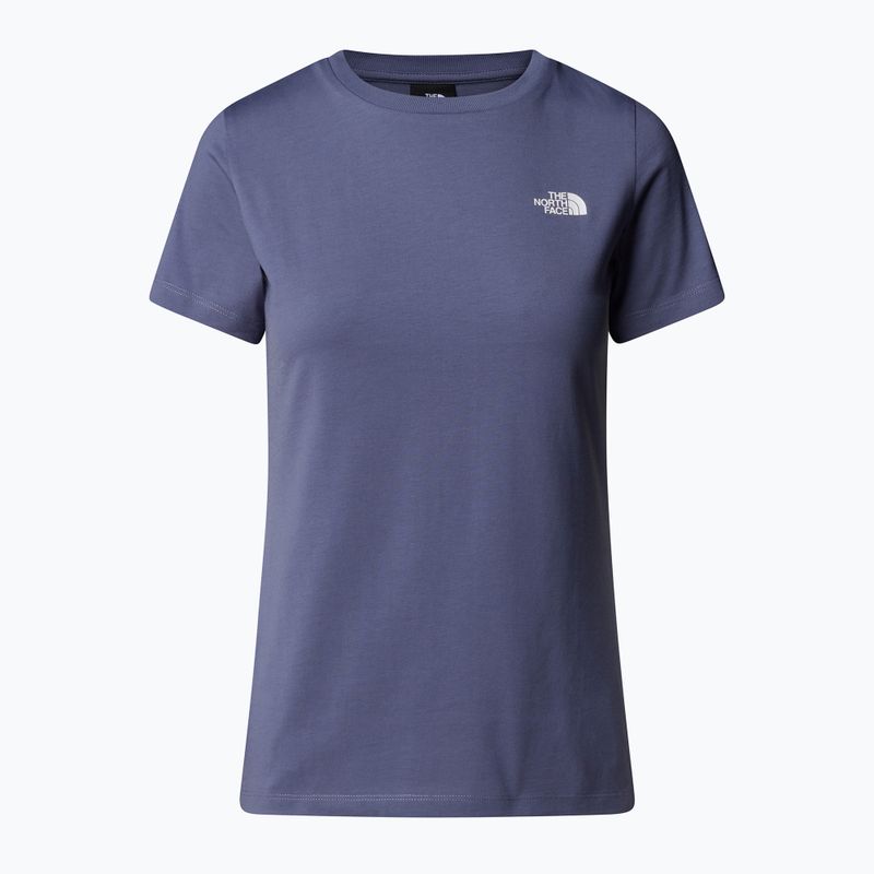 Női póló The North Face Simple Dome Slim kék napfogyatkozás 4