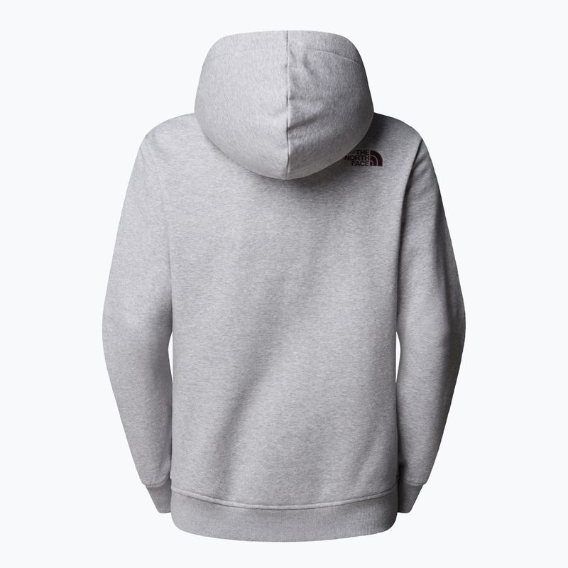 Női The North Face Drew Peak pulóveres kapucnis pulóver lightgreyheather/tawnyquartz 5